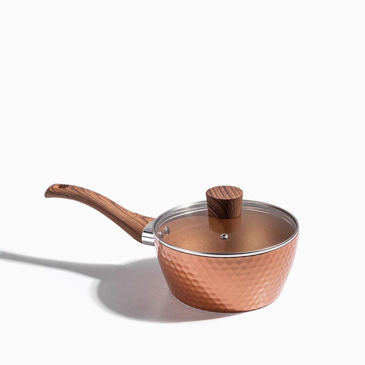 AMBIENTE GOURMET - Olla con mango largo destro copper 18 cm Ambiente Gourmet
