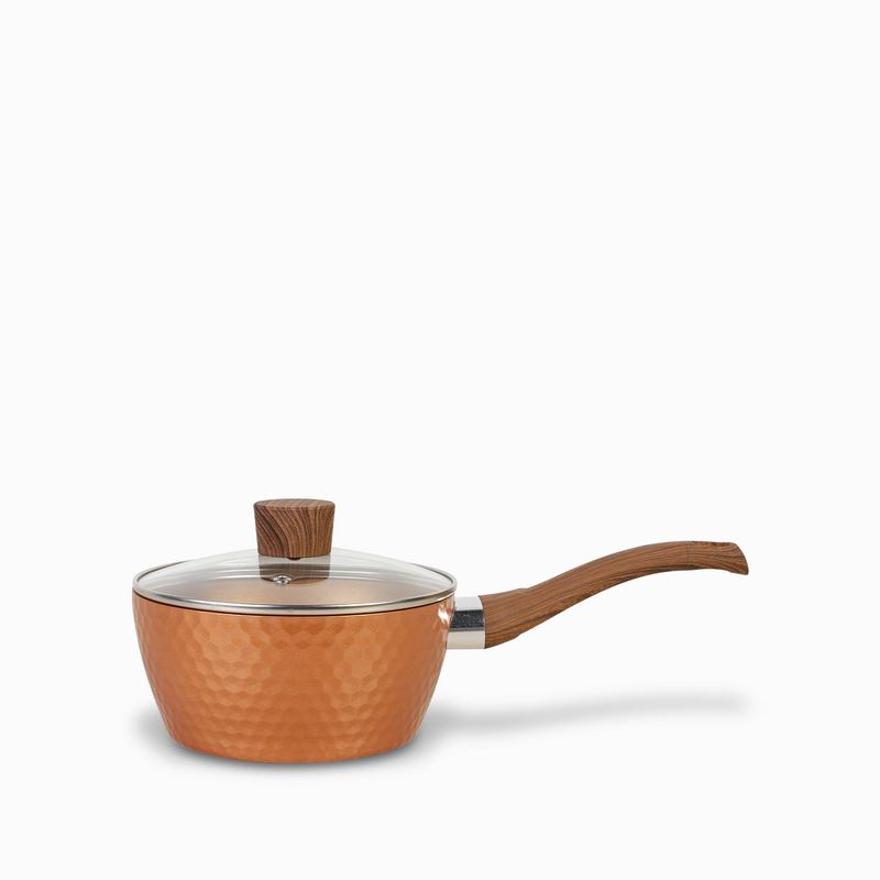 AMBIENTE GOURMET - Olla con mango largo destro copper 18 cm Ambiente Gourmet