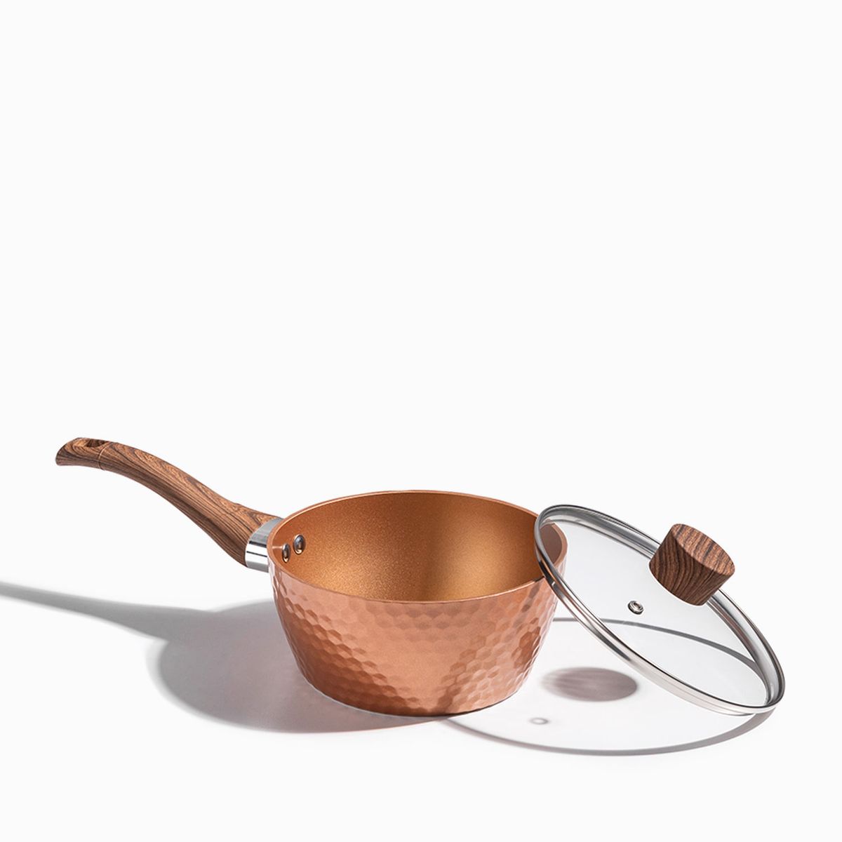 AMBIENTE GOURMET - Olla con mango largo destro copper 18 cm Ambiente Gourmet