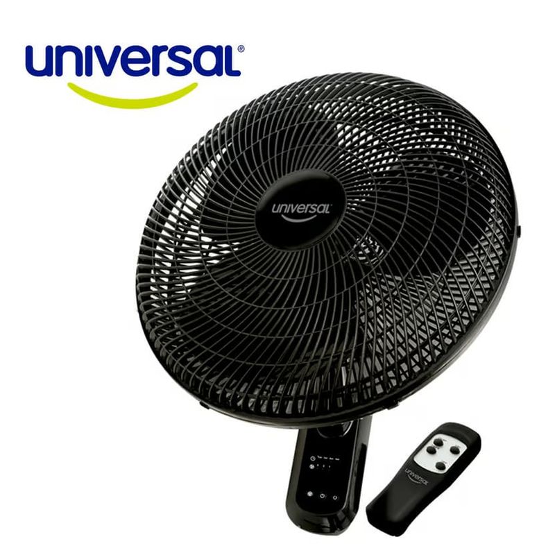 UNIVERSAL - Ventilador de Pared 18 Pulgadas 3 Velocidades L75310 Negro Universal