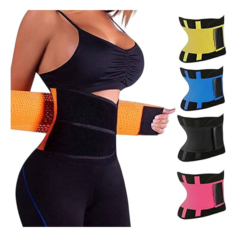 GENERICO - Faja Cinturilla Ajustable Reduce Abdomen Cintura Ejercicios