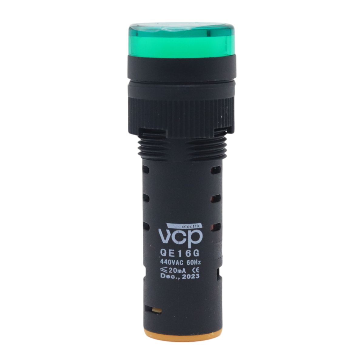 VCP - Piloto Led Luminoso 16mm Verde 440 VAC Tablero Eléctrico