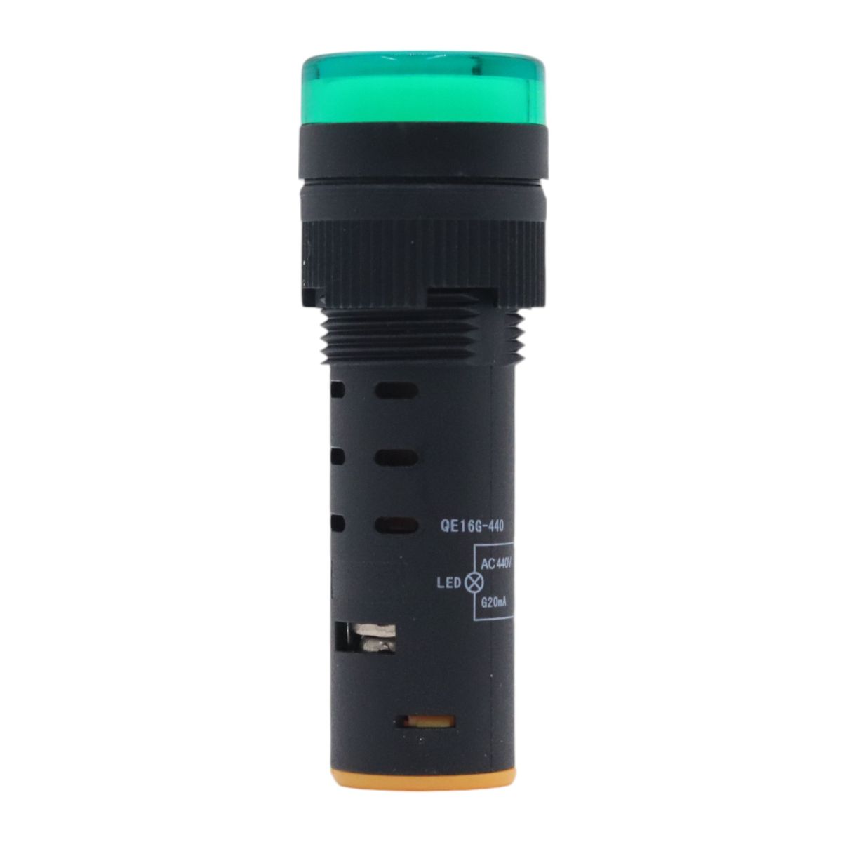 VCP - Piloto Led Luminoso 16mm Verde 440 VAC Tablero Eléctrico