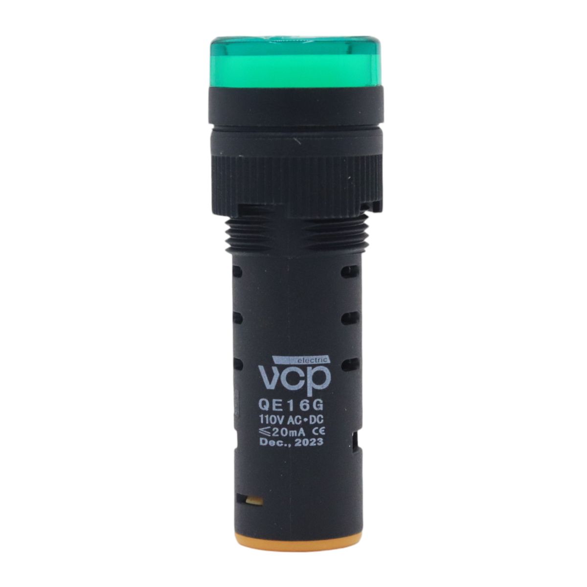 VCP - Piloto Led Luminoso 16mm Verde 110 VACDC Tablero Eléctrico