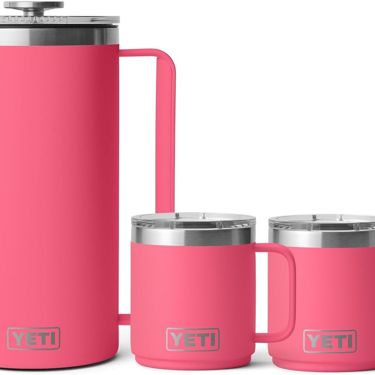YETI - Juego de Café YETI 2 Tazas de 10 oz y 1 Prensa Francesa 64 oz