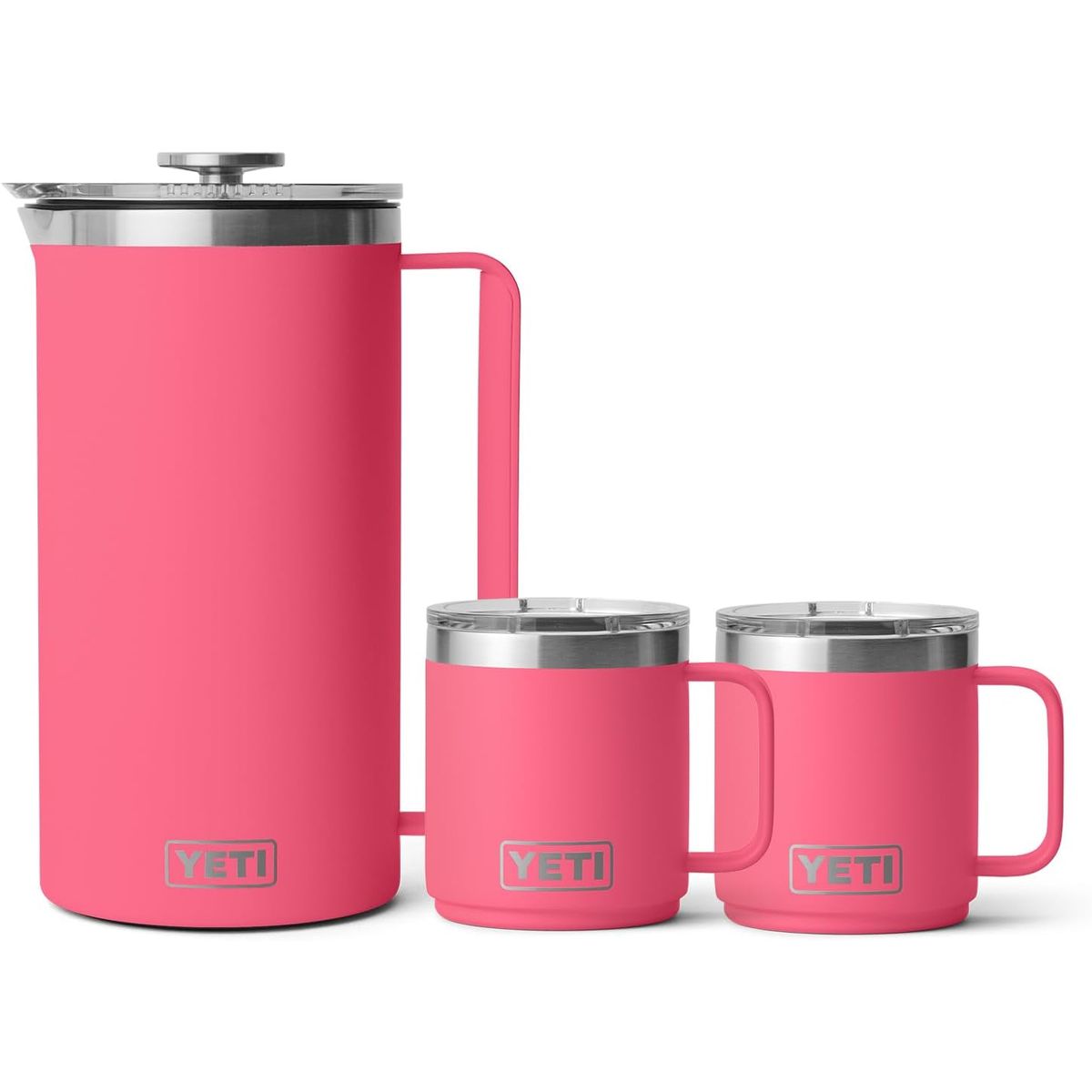 YETI - Juego de Café YETI 2 Tazas de 10 oz y 1 Prensa Francesa 64 oz