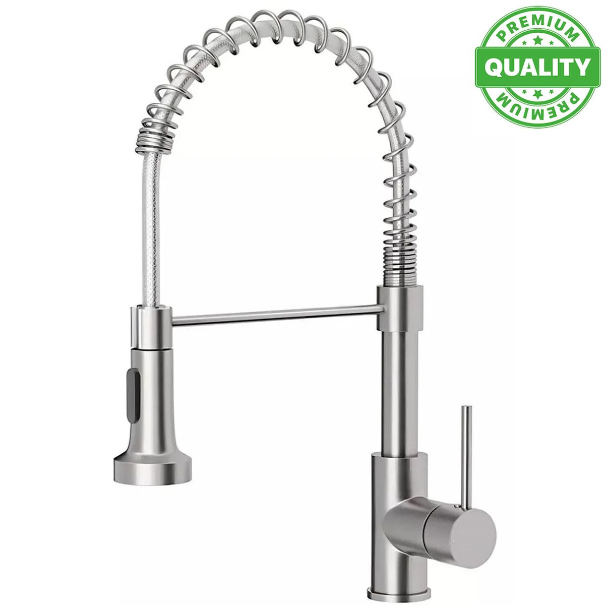 ONE PIXEL - Llave Monomando Lavaplatos Flex Griferia Cocina - Plateado Premium