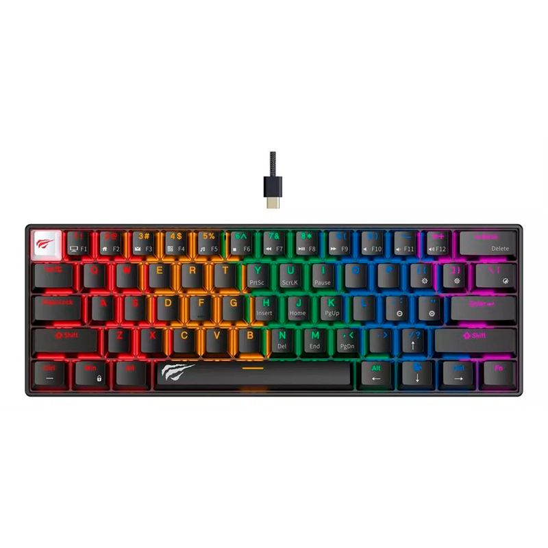 HAVIT - Teclado Mecanico Havit Gamenote Kb903l Negro Rgb