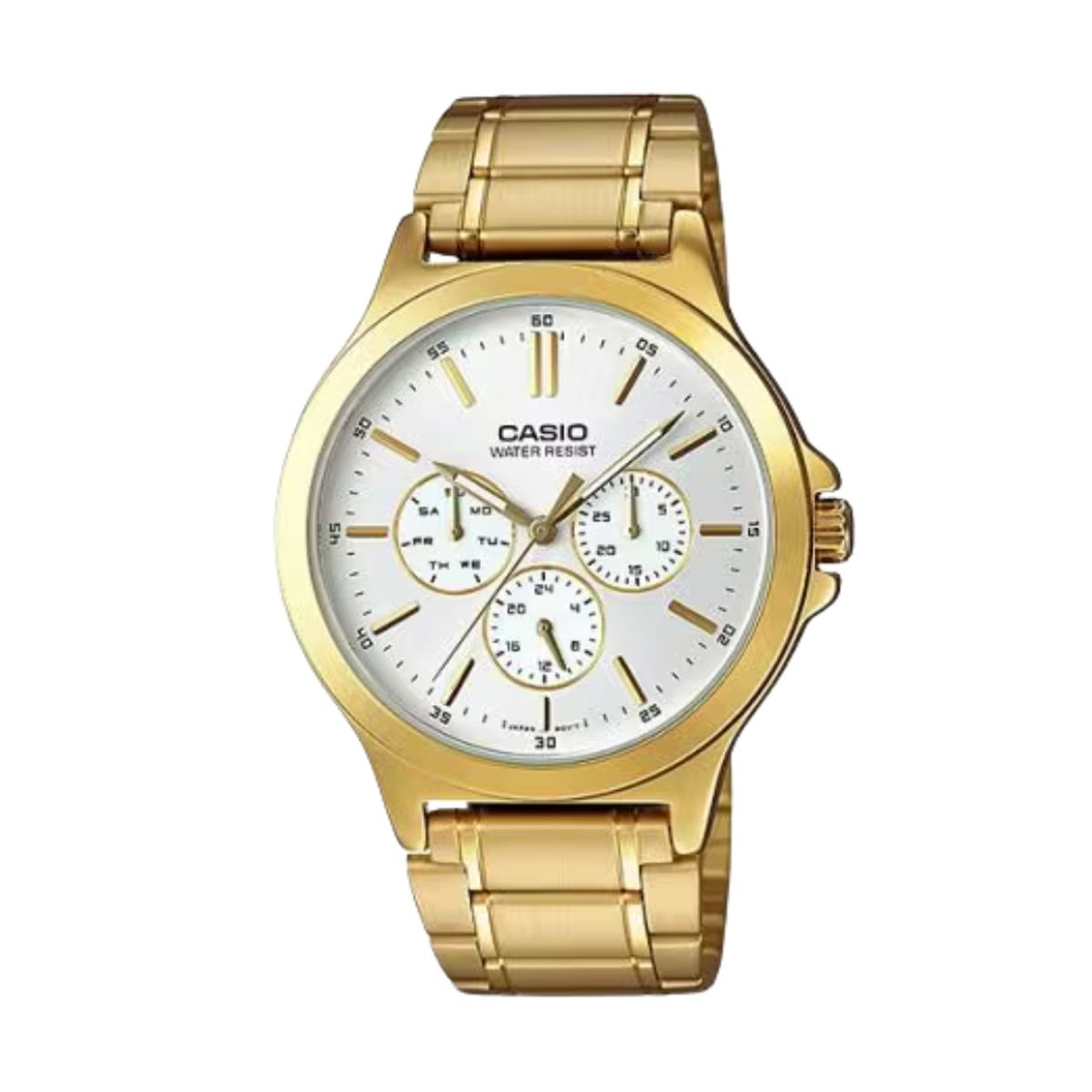 CASIO - Reloj Casio MTP-V300G-7A Diseño Sencillo