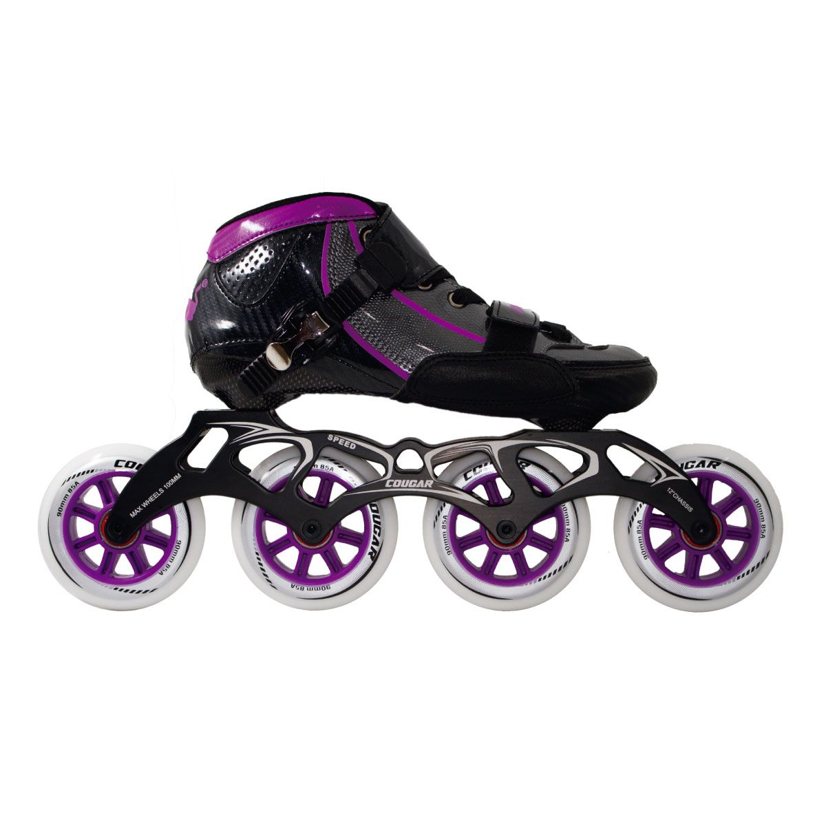 COUGAR - SR1 Patines en Linea Profesionales Cougar Morado talla 35