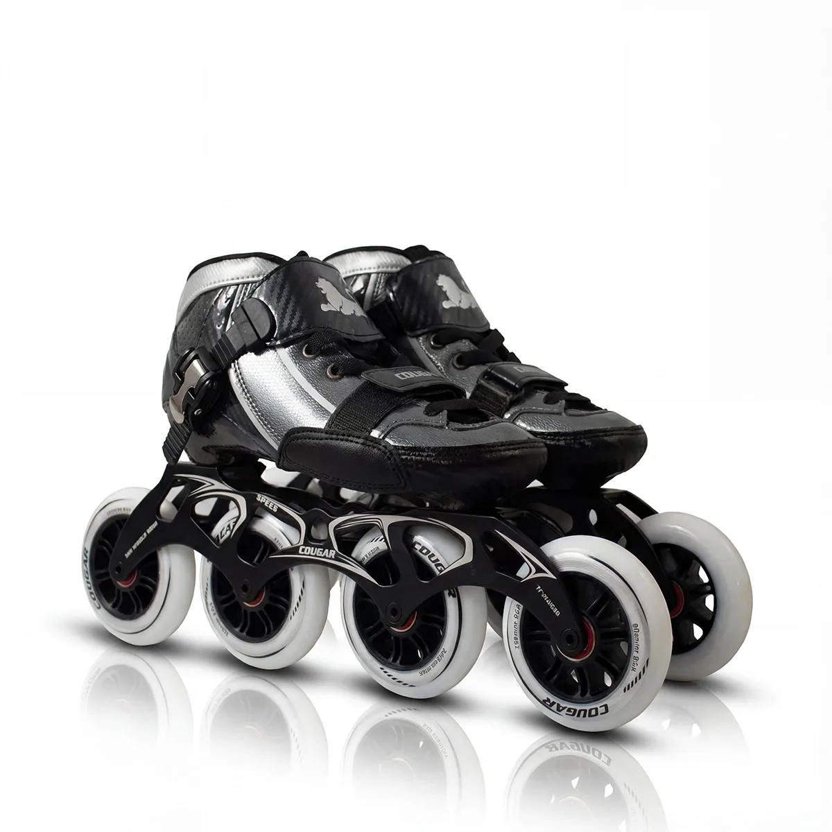 COUGAR - SR1 Patines en Linea Profesionales Cougar Negro talla 36
