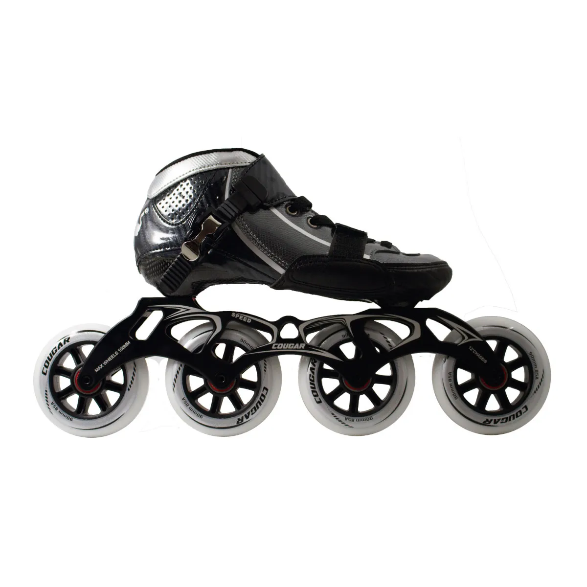 COUGAR - SR1 Patines en Linea Profesionales Cougar Negro talla 36