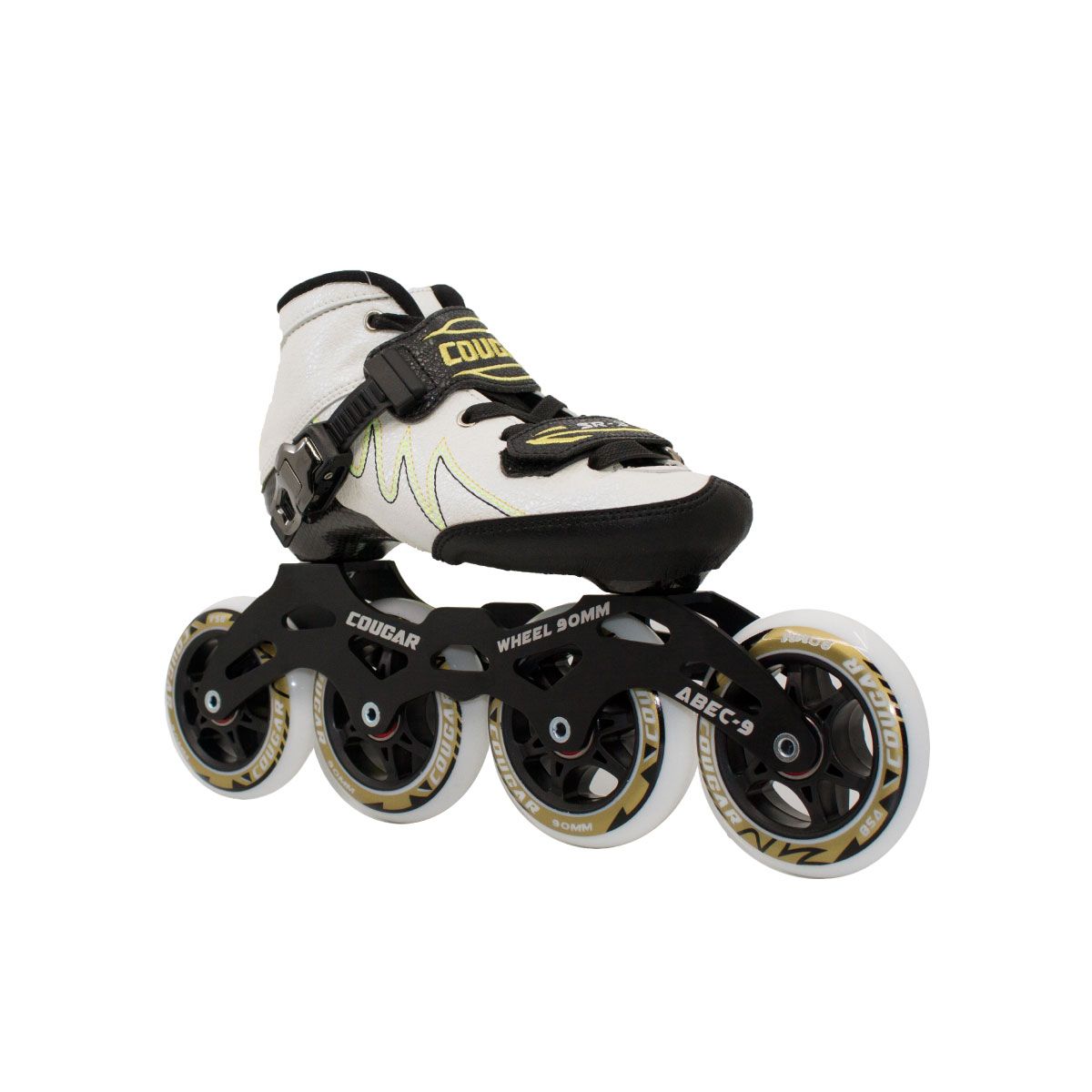 COUGAR - SR3 Patines Profesionales  Blanco  talla 33-35