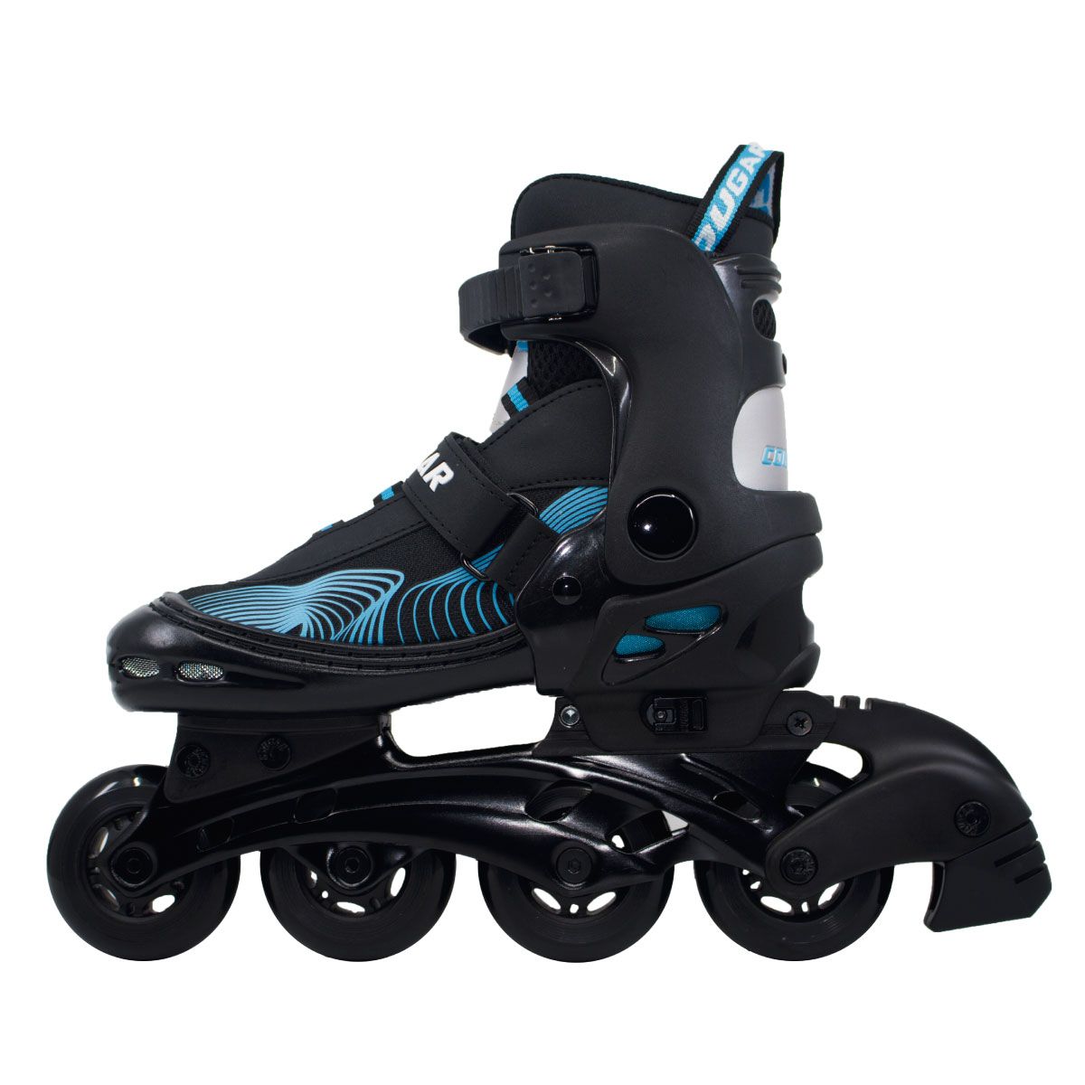 COUGAR - Patines Ajustables Cougar HQ Azul talla M  (34-37)