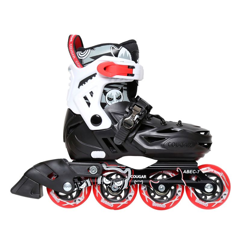 COUGAR - Patines Semiprofesionales Ajustables MZS303 Negro S