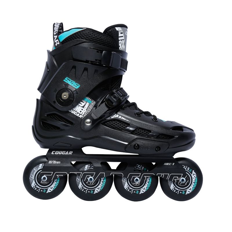 COUGAR - Patines Semiprofesionales Slalom MZS509 Negro talla 43
