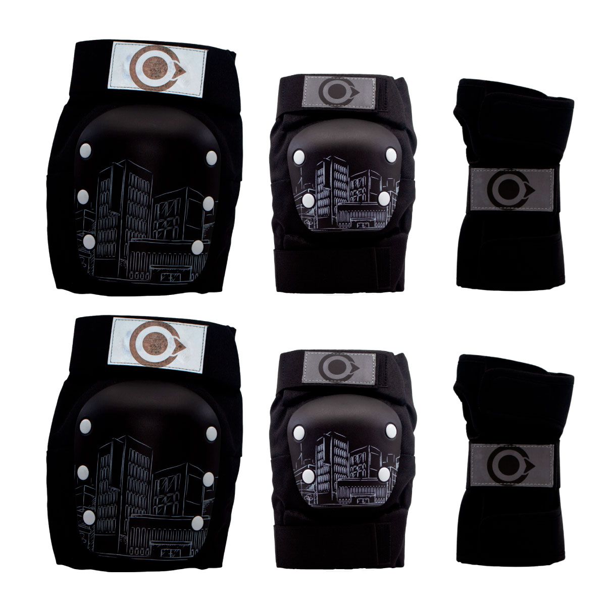 ONWHEELS - Protecciones Urbanas OnWheels Negras XL