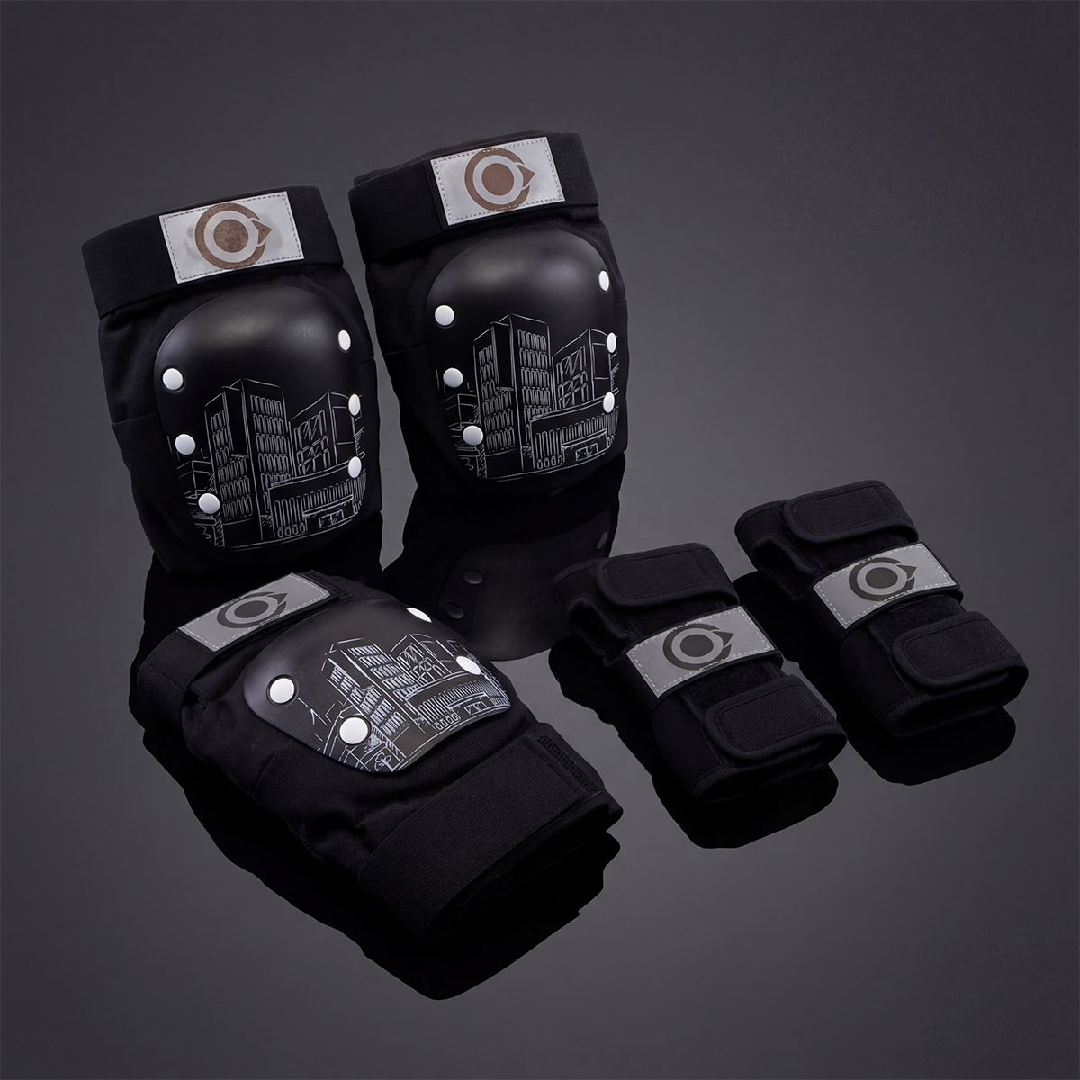 ONWHEELS - Protecciones Urbanas OnWheels Negras XL