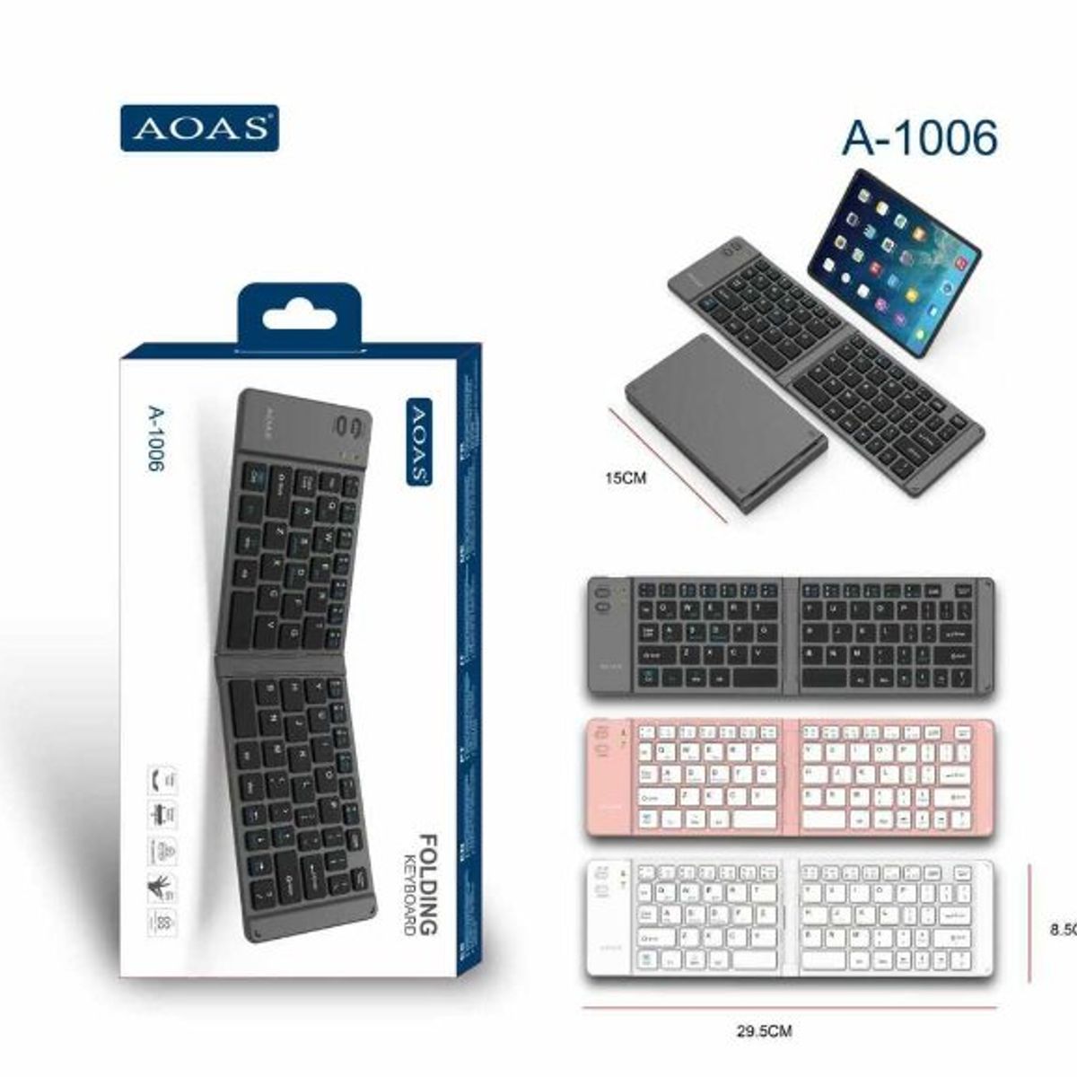 GENERICO - TECLADO PLEGABLE AS-1006