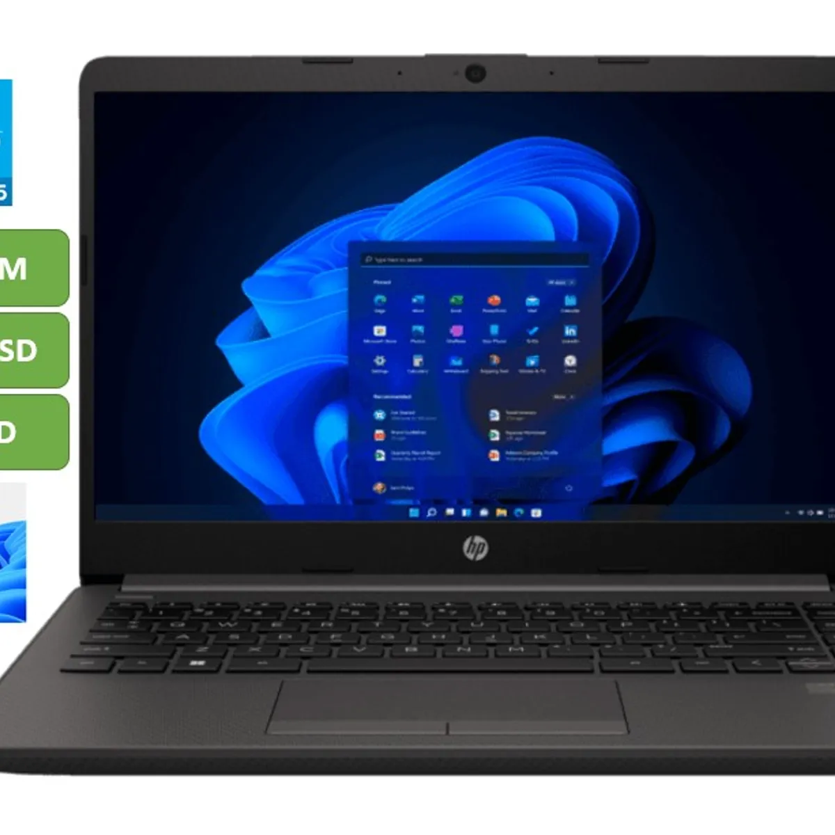 HP - PORTATIL HP - CORE I5 1335U - 8GB RAM - 512GB SSD - 14" FHD -WIN 11 - MOD: 240R G9 - COMPUTADOR