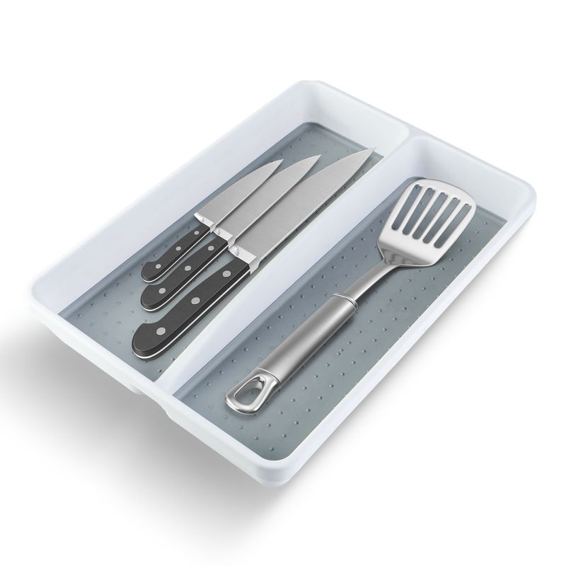 CHEF MASTER - Organizador de Cubiertos 2 Compartimientos para Cajón Cocina