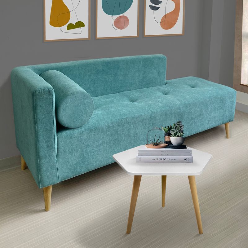 DKO DESIGN - Sofa Fresh + Mesa De Centro Hexonal Blanca