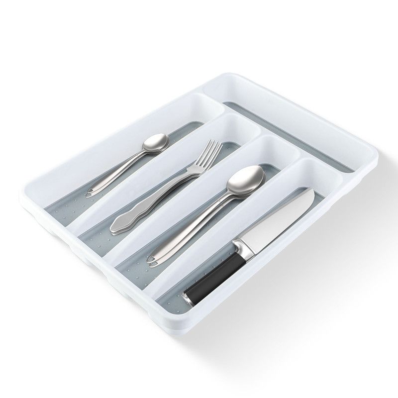 CHEF MASTER - Cubiertero 5 Divisiones para Cajón de Cocina Antideslizante