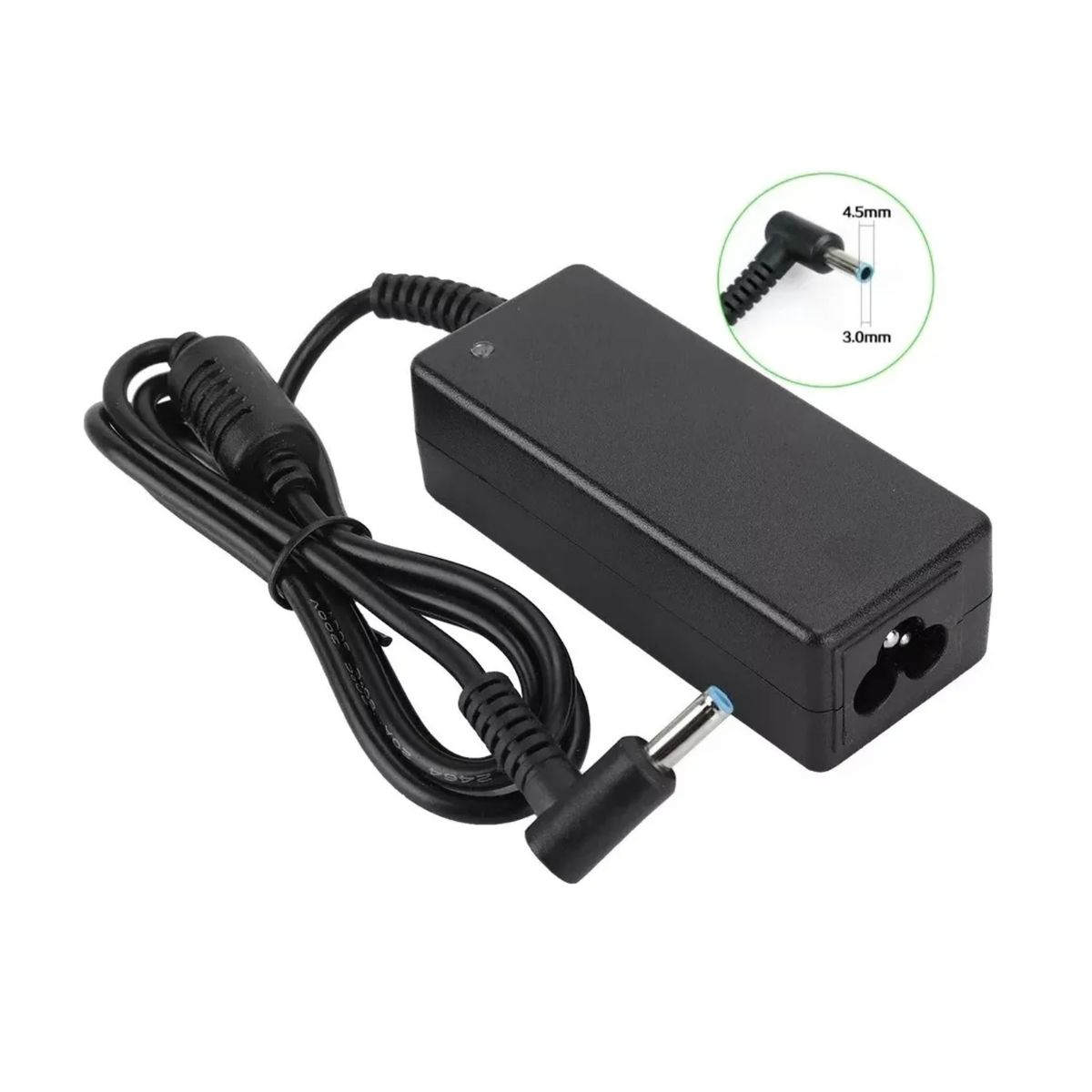 GENERICO - Cargador Para Portátil Hp Punta Azul 195v 231a 45x30mm