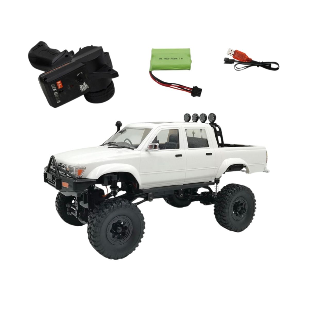 GENERICO - Carro Toyota Hilux Wpl C64 Control Remoto 4x4 116