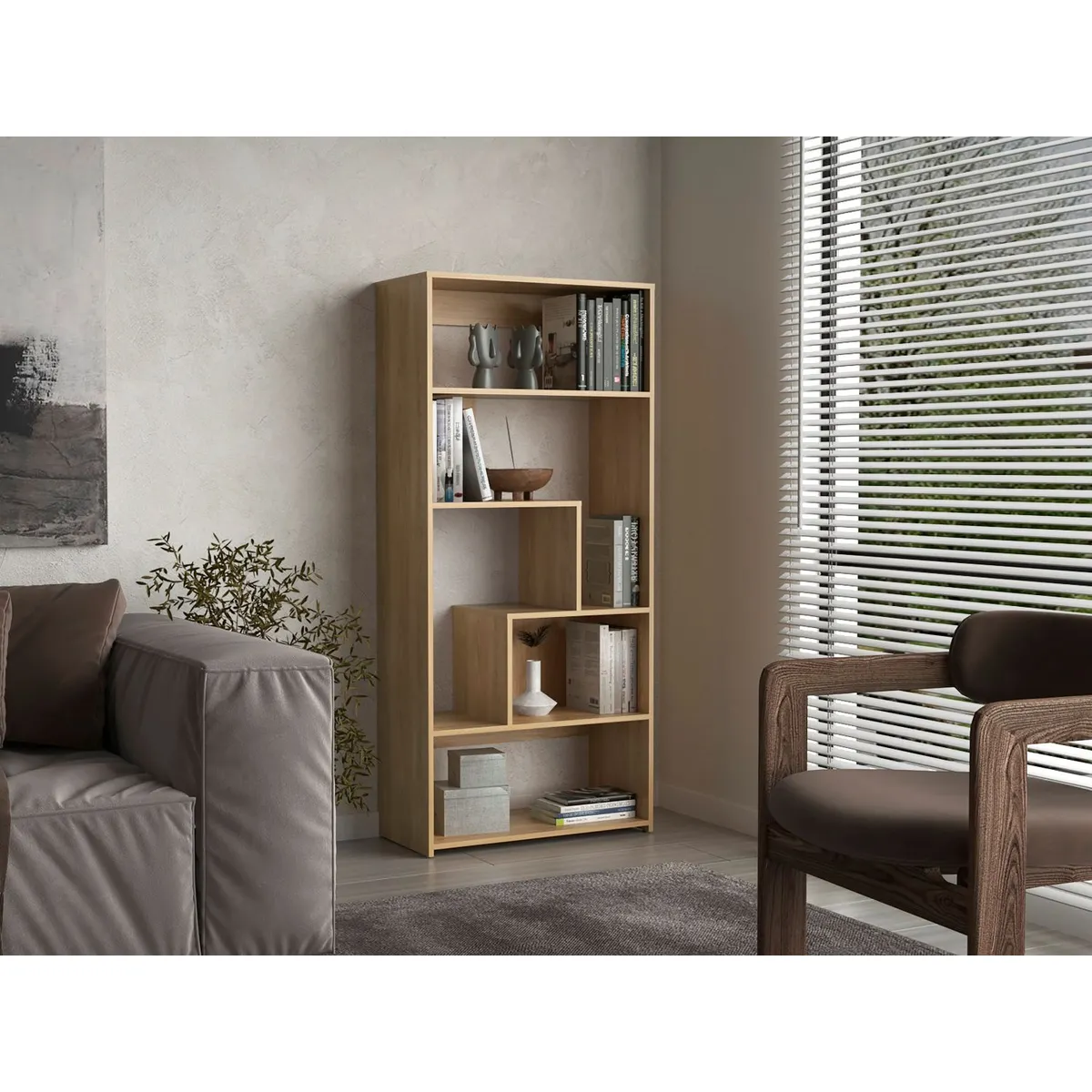 RTA MUEBLES - Biblioteca Louis BLF 11714 Fresno RTA