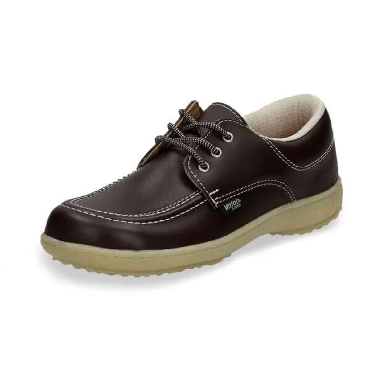 VERLON - Zapatillas Escolar Junior Para Niños Verlon Café Diana Gold