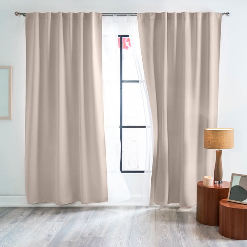 VIANNEY - Cortinas Viasoft Almond Largas Vianney
