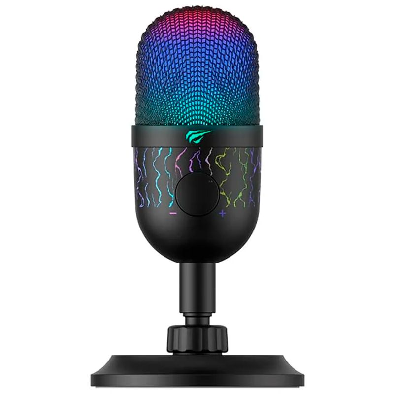 HAVIT - Micrófono Gamer Gamenote Havit Gk52 Rgb Negro