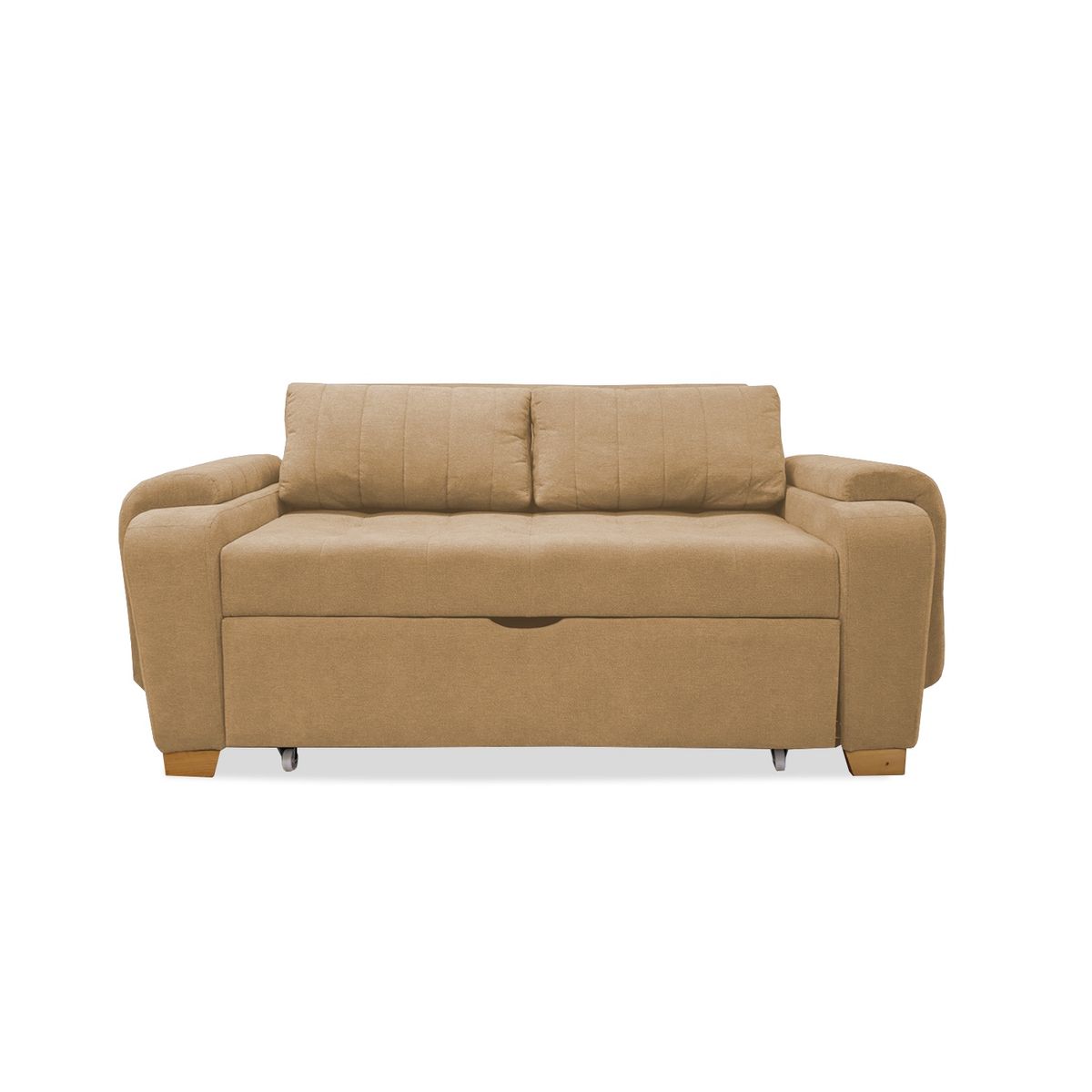 MUEBLES REM - Sofa Cama Multifuncional Stauffer Camel + Cojines