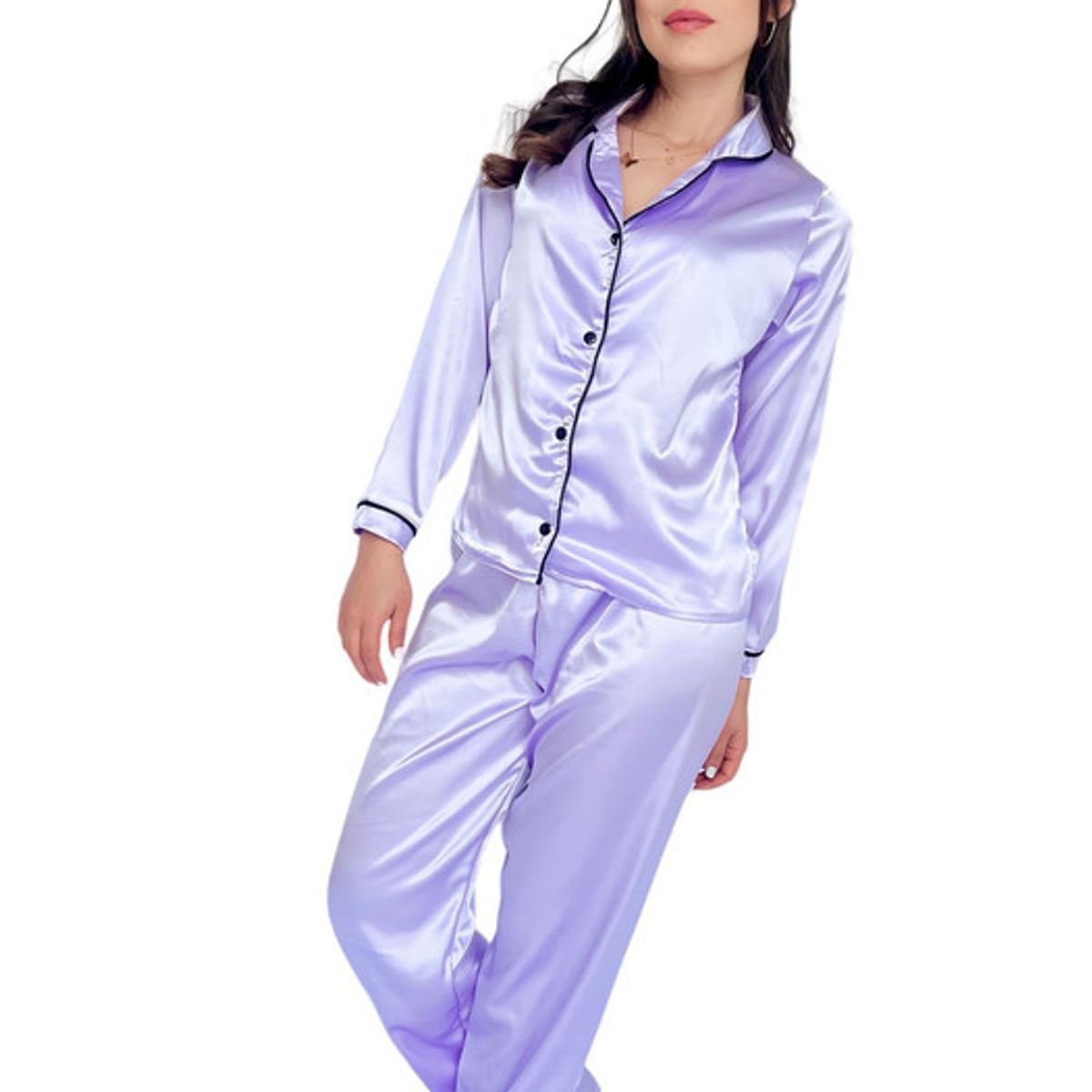 BY MORNING - Pijama Pantalón Sat Lila 1533