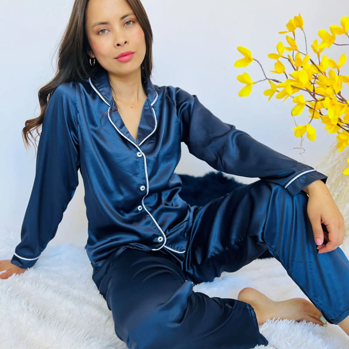 BY MORNING - Pijama Pantalón Sat Azul 1218