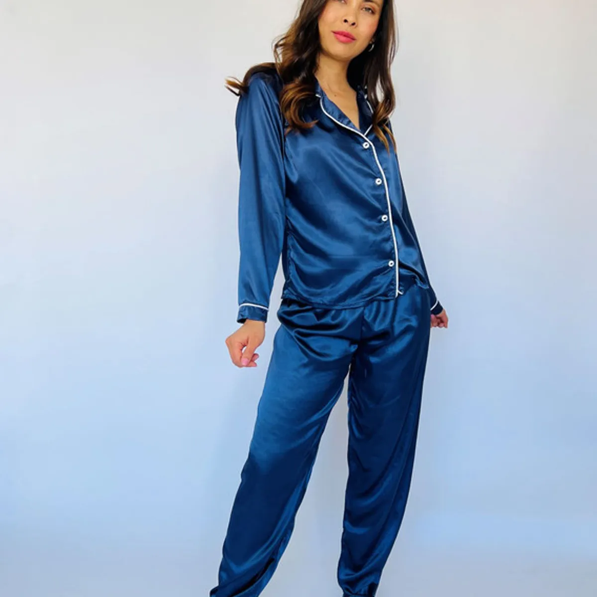 BY MORNING - Pijama Pantalón Sat Azul 1218