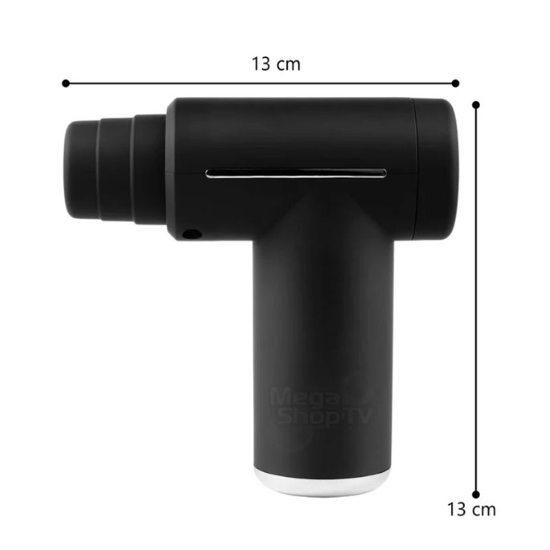 FIT - Pistola Masajeadora Frio Calor 6 Niveles Cabezas con voz