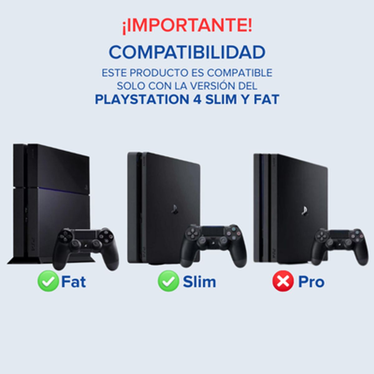 HANGERTECH - Combo soporte de pared PS4 PlayStation 4 Fat/Slim.