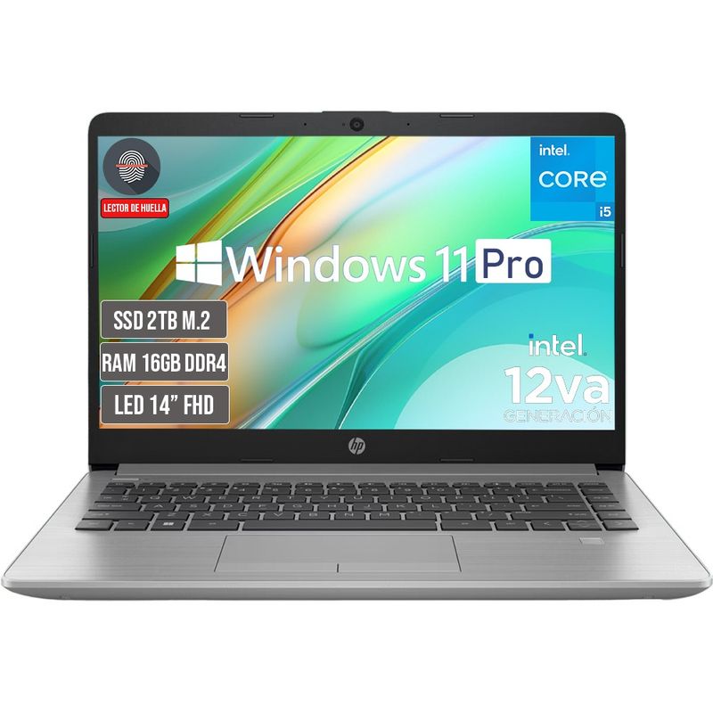 HP - PORTATIL HP INTEL CORE I5-1235U SSD 2TB RAM 16GB LED 14 FULL HD WIN 11 PRO
