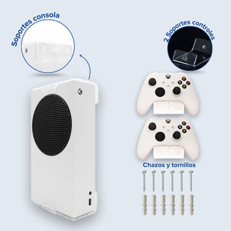 HANGERTECH - Combo soporte de pared Xbox Series S.