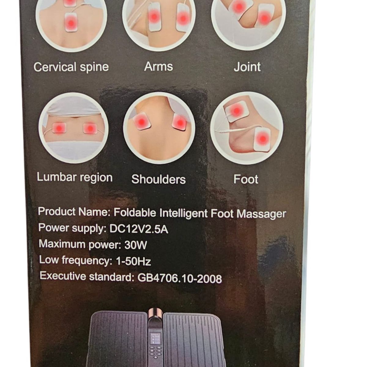 GENERICO - Masajeador Pies y piernas con electrodos Electroestimulador