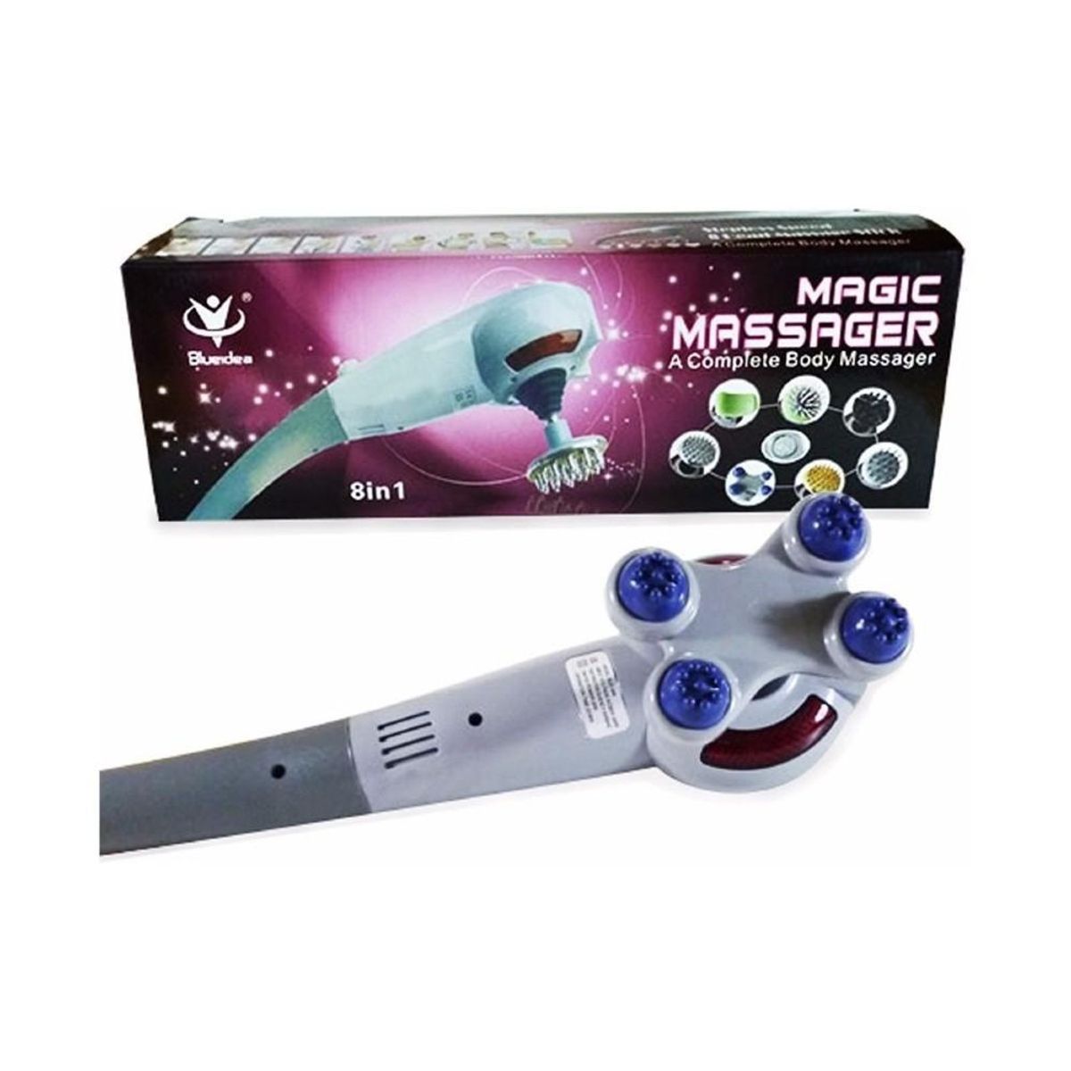 SKY - Masajeador ORIGINAL Magic Massager 8 En 1 Infrarrojo