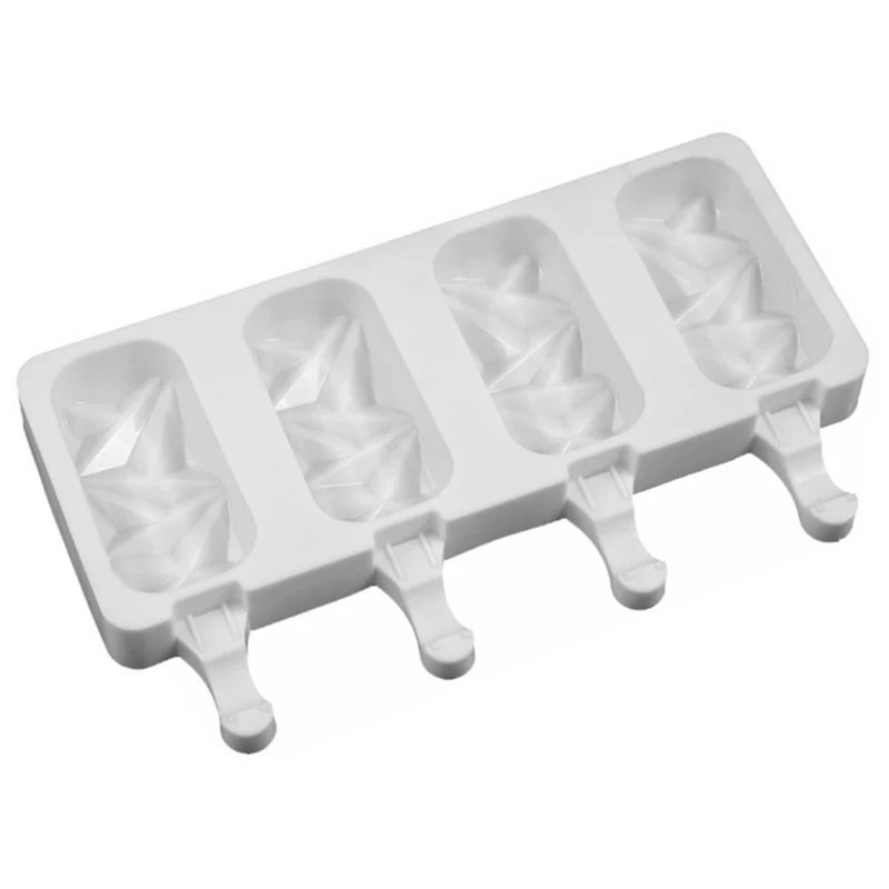 ORQUIDEA - Molde paleta geometrica x 4 cav