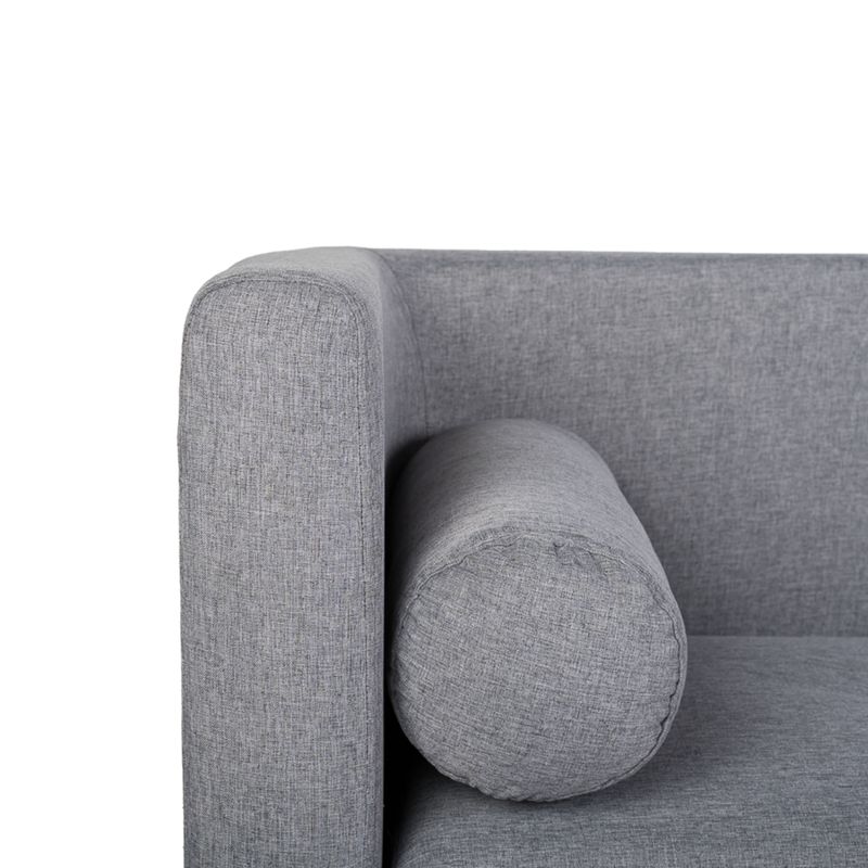 DKO DESIGN - Sofa Chaise Long Gris Memphis Pata Negra