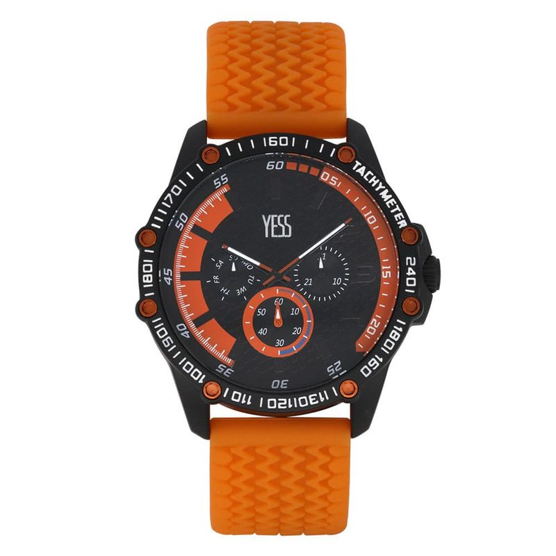 YESS - Reloj YESS Para Hombre Color Naranja 1151G-06
