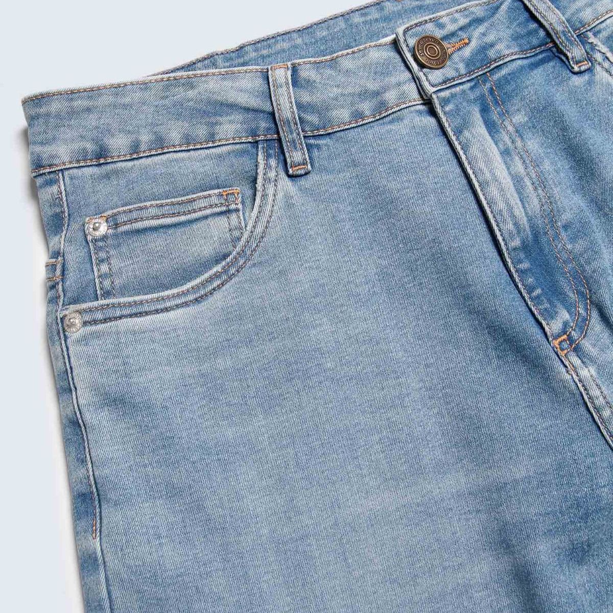 SEVEN SEVEN - Jeans Slim Tono Claro  Para Hombre Azul Seven Seven