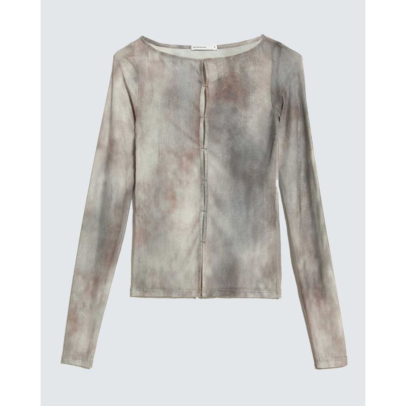 SEVEN SEVEN - Camiseta Para Mujer Manga Larga Moda Color Café Marca Seven Seven #28096327