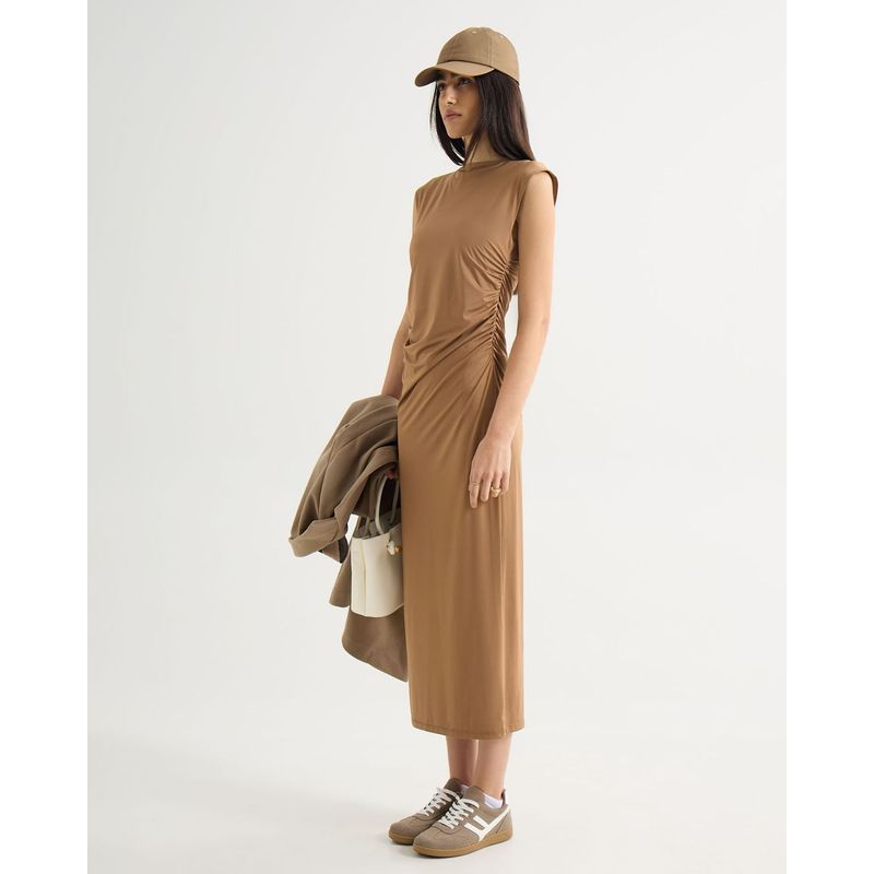 SEVEN SEVEN - Vestido Para Mujer M/Sisa Largo Color Camel Marca Seven Seven #28171398