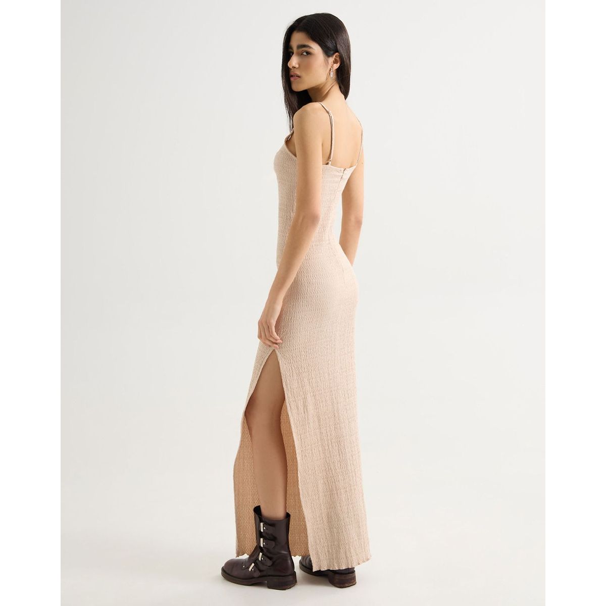 SEVEN SEVEN - Vestido Para Mujer M/Sisa Largo Color Beige Marca Seven Seven #28171386